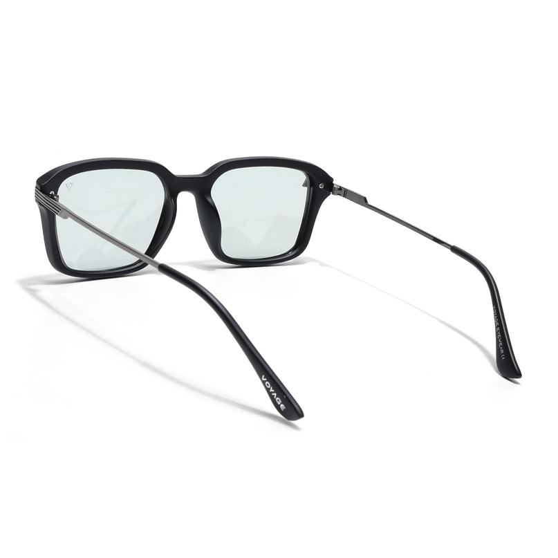 Wayfarer Polarized Sunglasses for Men & Women (Olive Lens | Black Frame - PMG7898)