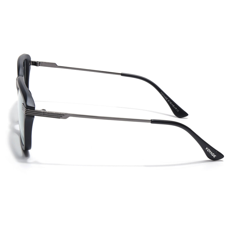 Wayfarer Polarized Sunglasses for Men & Women (Olive Lens | Black Frame - PMG7898)
