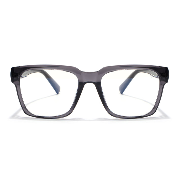 Voyage Grey Wayfarer Eyeglasses for Men & Women (K025FMG8011)