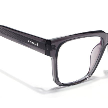 Voyage Grey Wayfarer Eyeglasses for Men & Women (K025FMG8011)