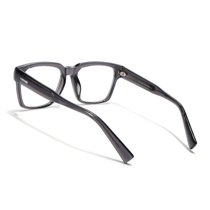 Voyage Grey Wayfarer Eyeglasses for Men & Women (K025FMG8011)