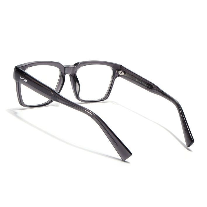 Voyage Grey Wayfarer Eyeglasses for Men & Women (K025FMG8011)