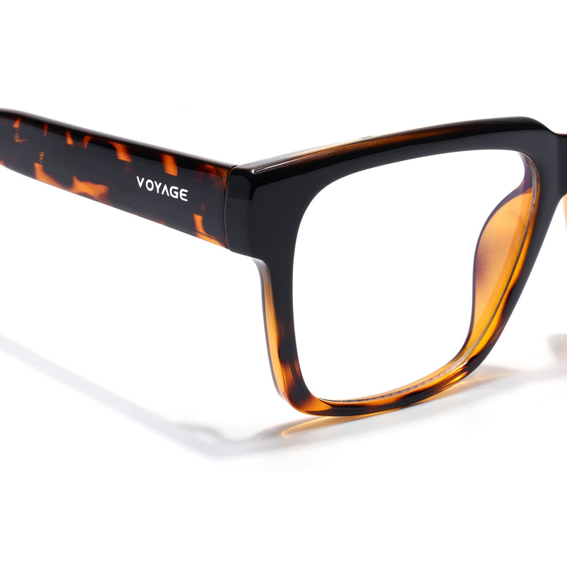 Voyage Demi Brown Wayfarer Eyeglasses for Men & Women (K025FMG8012)