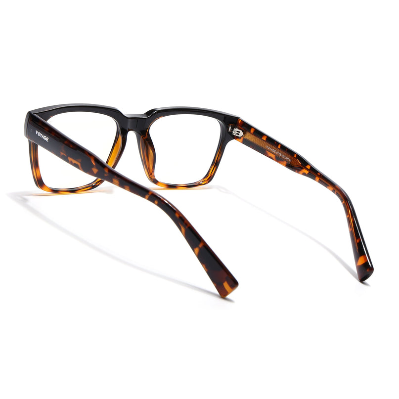 Voyage Demi Brown Wayfarer Eyeglasses for Men & Women (K025FMG8012)