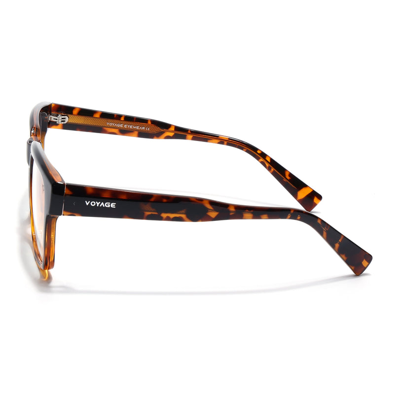 Voyage Demi Brown Wayfarer Eyeglasses for Men & Women (K025FMG8012)