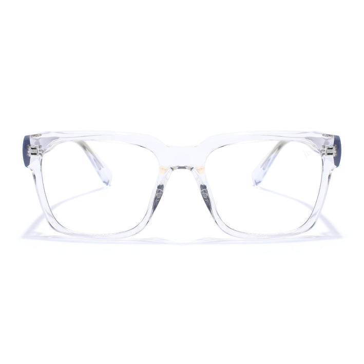 Voyage Transparent Wayfarer Eyeglasses for Men & Women (K025FMG8014)
