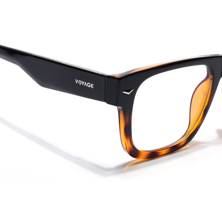 Voyage Demi Brown Wayfarer Eyeglasses for Men & Women (K026FMG8056)