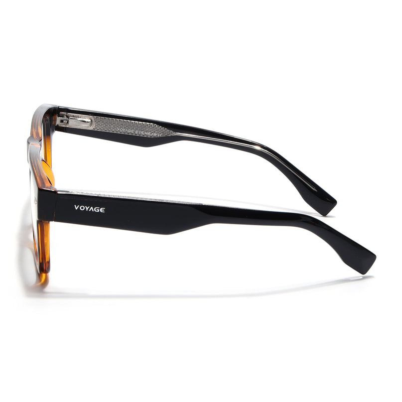Voyage Demi Brown Wayfarer Eyeglasses for Men & Women (K026FMG8056)