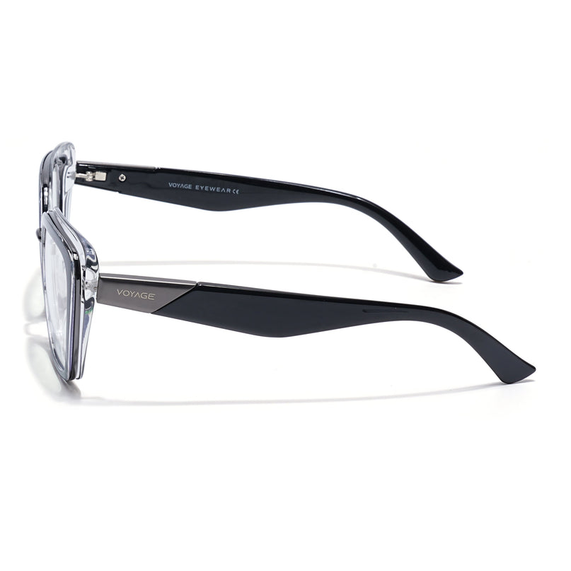 Voyage Black Cateye Eyeglasses for Women (K043FMG8580)