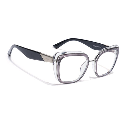 Voyage Grey Cateye Eyeglasses for Women (K043FMG8581)
