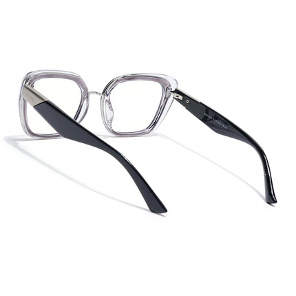 Voyage Grey Cateye Eyeglasses for Women (K043FMG8581)