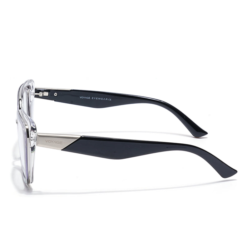 Voyage Grey Cateye Eyeglasses for Women (K043FMG8581)
