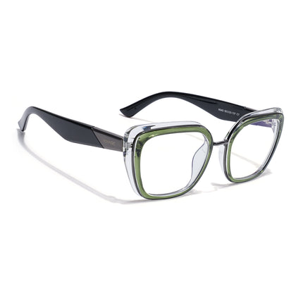 Voyage Green Cateye Eyeglasses for Women (K043FMG8582)
