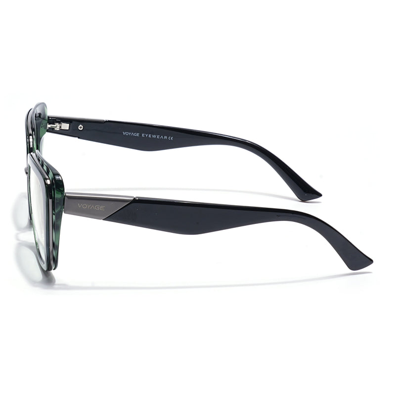 Voyage Demi Green Cateye Eyeglasses for Women (K043FMG8583)