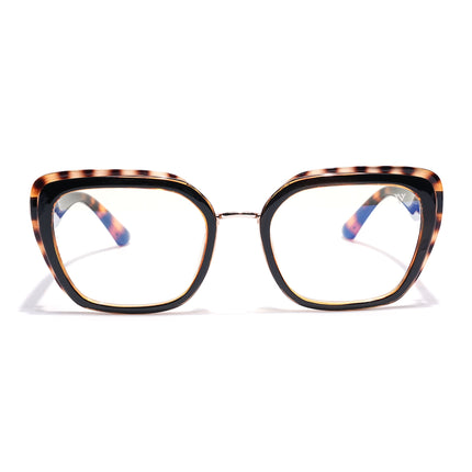 Voyage Demi Brown Cateye Eyeglasses for Women (K043FMG8585)