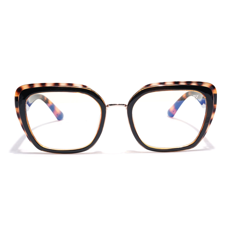 Voyage Demi Brown Cateye Eyeglasses for Women (K043FMG8585)
