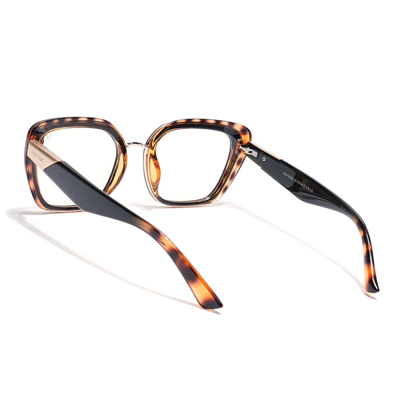 Voyage Demi Brown Cateye Eyeglasses for Women (K043FMG8585)