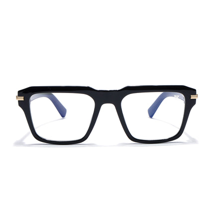 Voyage Black Wayfarer Eyeglasses for Men & Women (K047FMG8020)