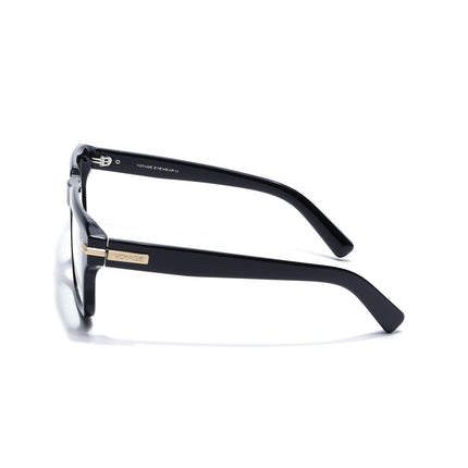 Voyage Black Wayfarer Eyeglasses for Men & Women (K047FMG8020)