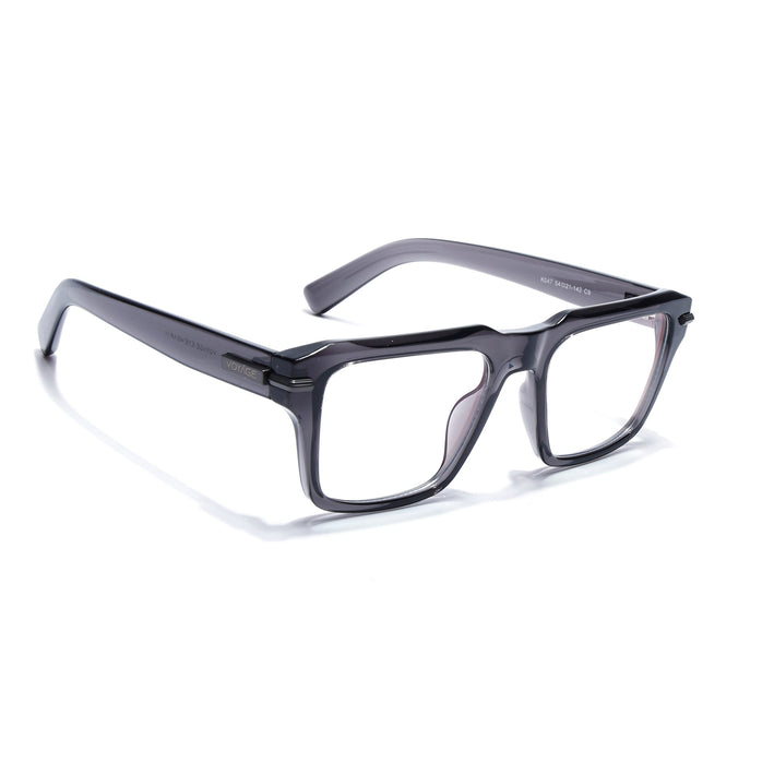 Voyage Grey Wayfarer Eyeglasses for Men & Women (K047FMG8022)