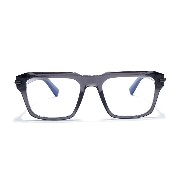 Voyage Grey Wayfarer Eyeglasses for Men & Women (K047FMG8022)