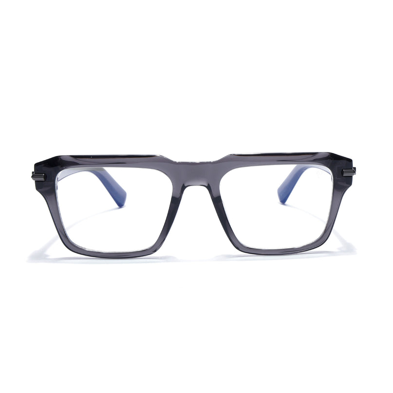 Voyage Grey Wayfarer Eyeglasses for Men & Women (K047FMG8022)