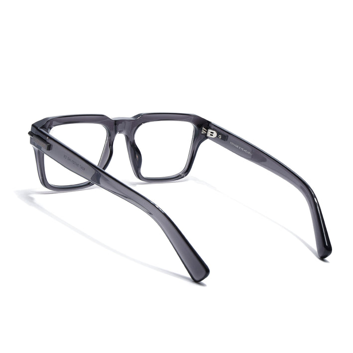 Voyage Grey Wayfarer Eyeglasses for Men & Women (K047FMG8022)