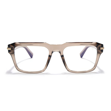 Voyage Brown Wayfarer Eyeglasses for Men & Women (K047FMG8023)