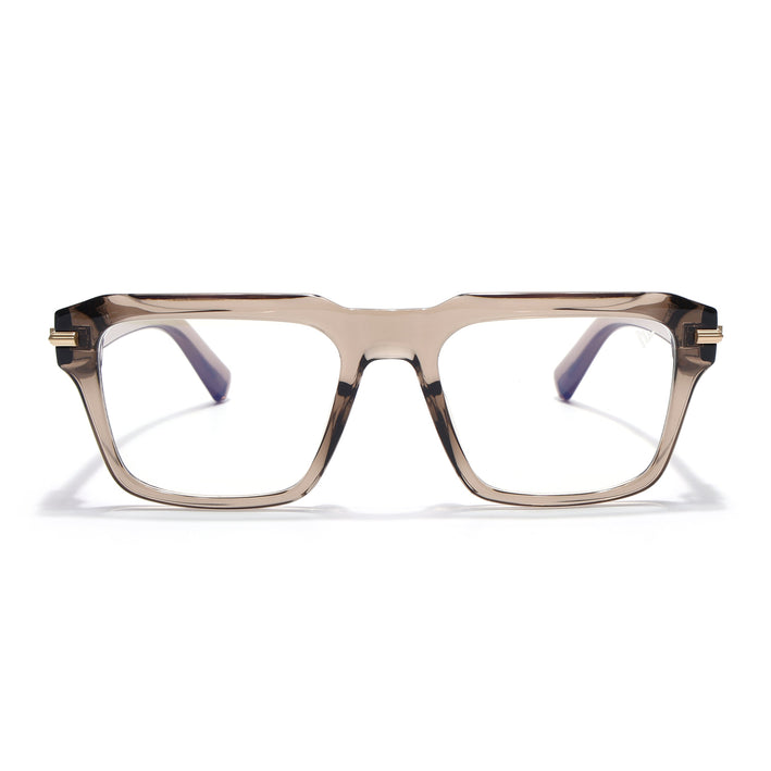 Voyage Brown Wayfarer Eyeglasses for Men & Women (K047FMG8023)