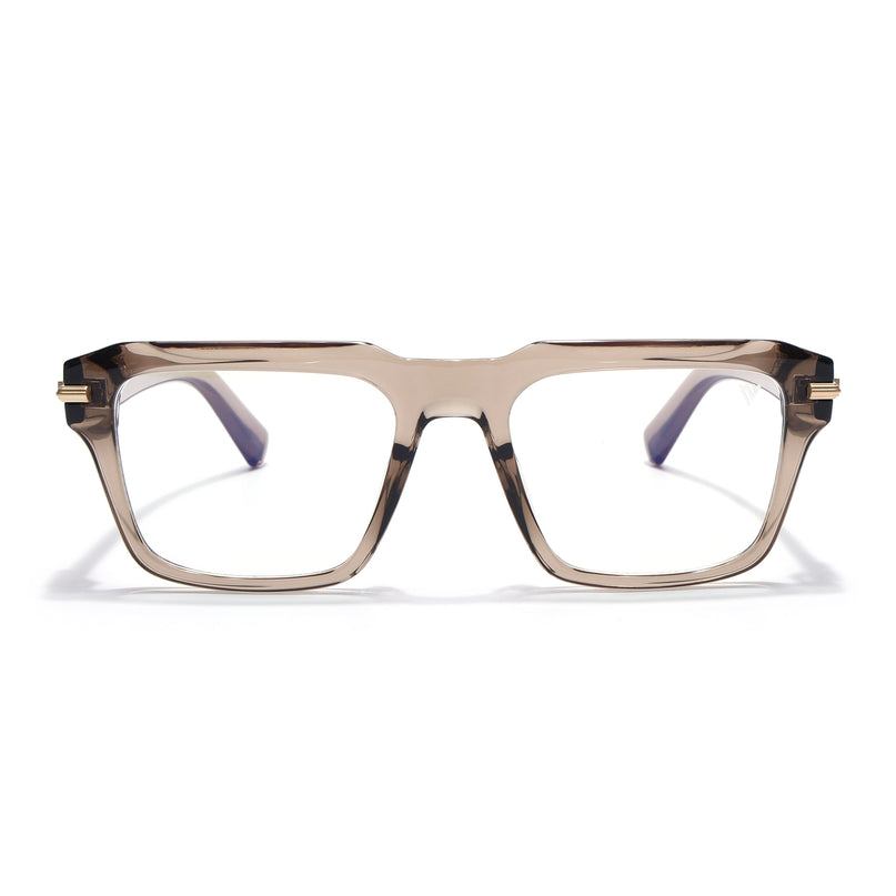 Voyage Brown Wayfarer Eyeglasses for Men & Women (K047FMG8023)