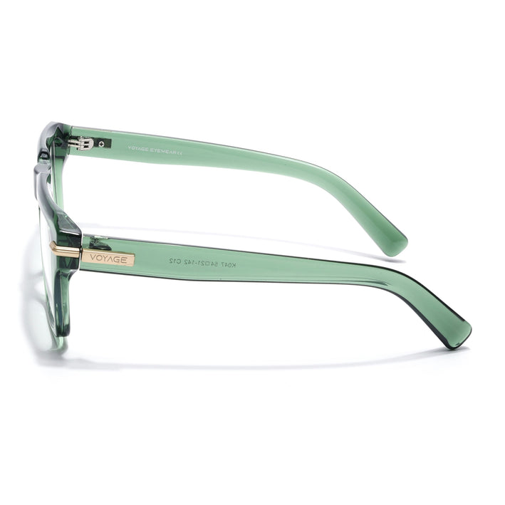 Voyage Green Wayfarer Eyeglasses for Men & Women (K047FMG8025)