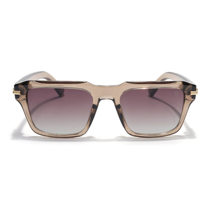 Wayfarer Polarized Sunglasses for Men & Women (Brown Lens | Brown Frame - PMG7962)