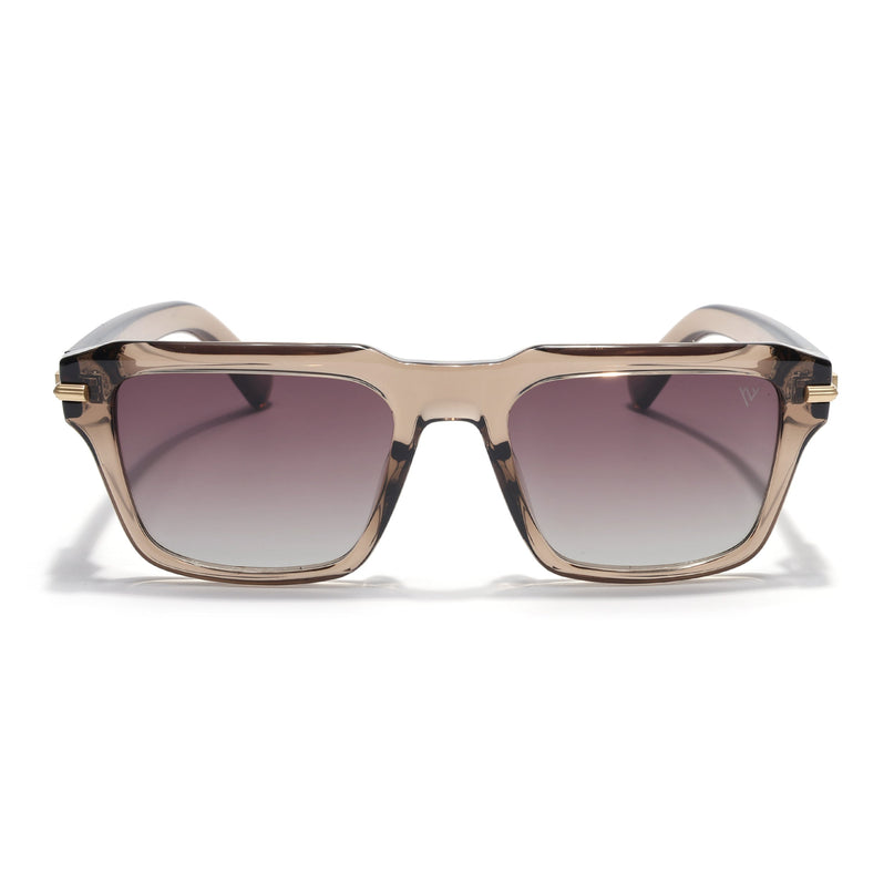 Wayfarer Polarized Sunglasses for Men & Women (Brown Lens | Brown Frame - PMG7962)