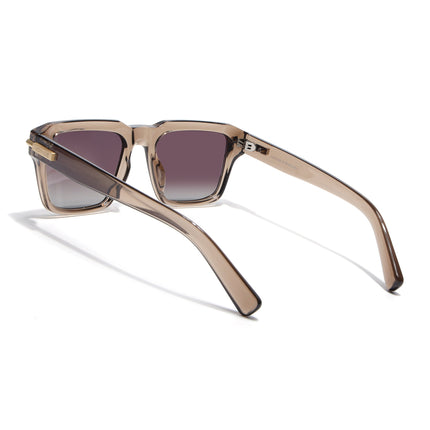 Wayfarer Polarized Sunglasses for Men & Women (Brown Lens | Brown Frame - PMG7962)