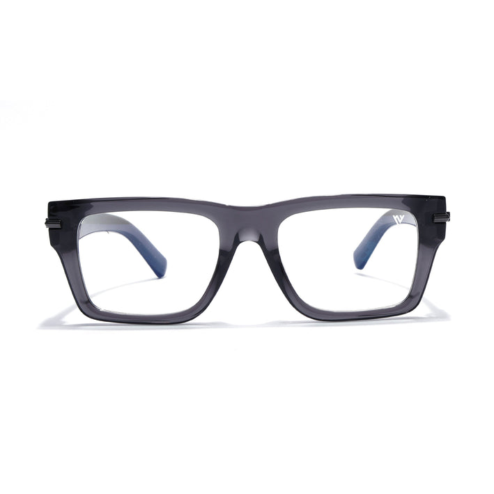 Voyage Grey Wayfarer Eyeglasses for Men & Women (K049FMG7999)