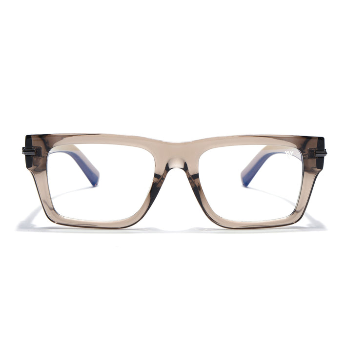 Voyage Brown Wayfarer Eyeglasses for Men & Women (K049FMG8000)