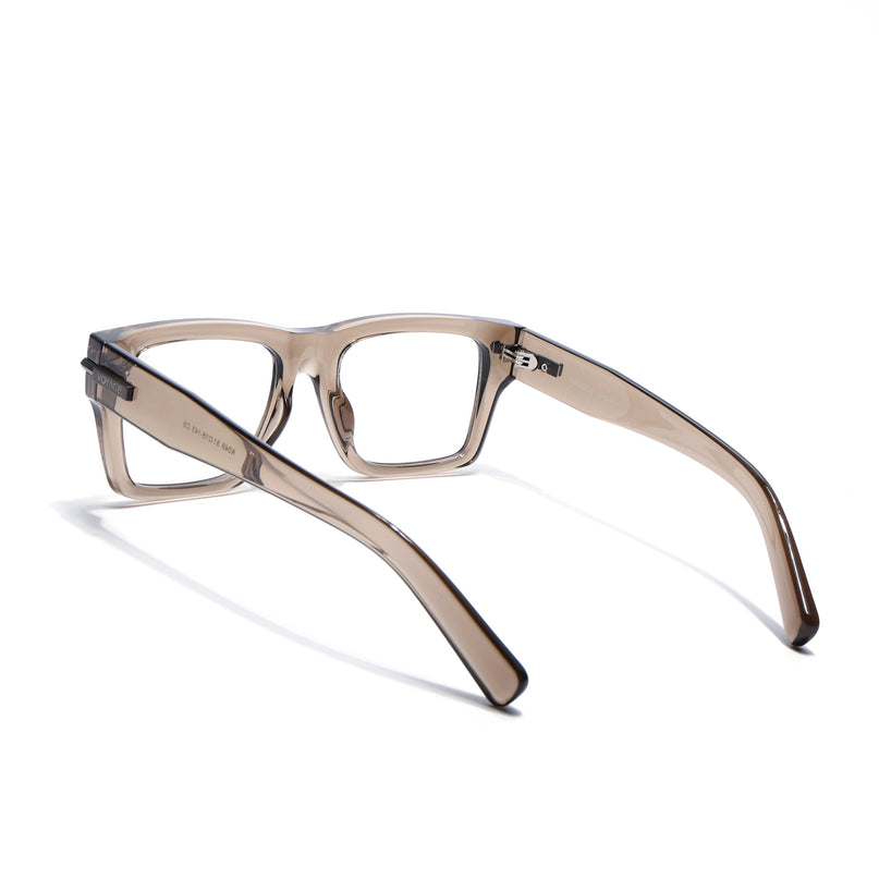 Voyage Brown Wayfarer Eyeglasses for Men & Women (K049FMG8000)
