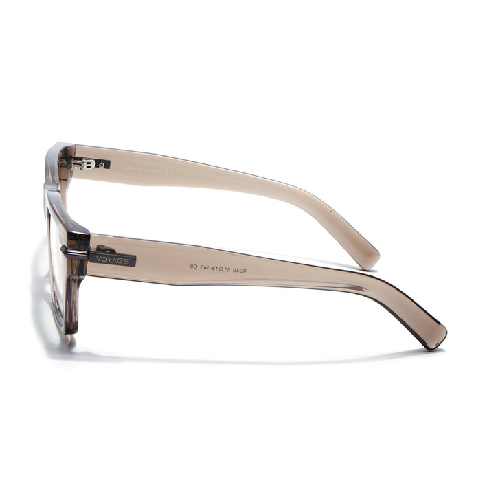 Voyage Brown Wayfarer Eyeglasses for Men & Women (K049FMG8000)