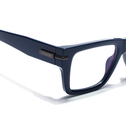 Voyage Blue Wayfarer Eyeglasses for Men & Women (K049FMG8001)