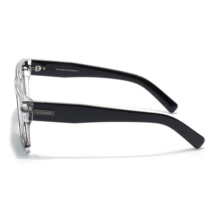 Wayfarer Polarized Sunglasses for Men & Women (Green Lens | Black Frame - PMG7868)
