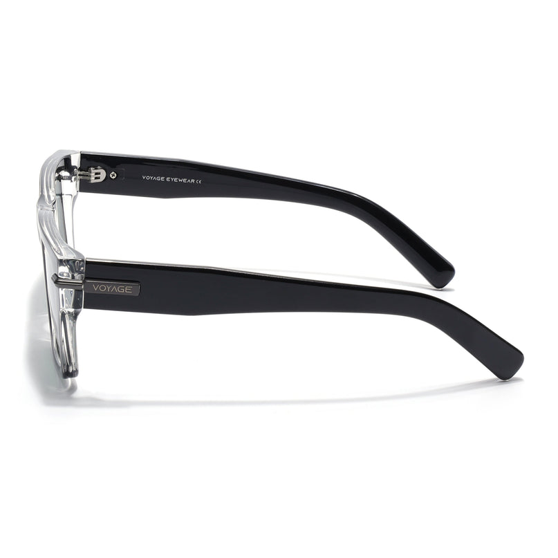 Wayfarer Polarized Sunglasses for Men & Women (Green Lens | Black Frame - PMG7868)