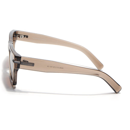 Wayfarer Polarized Sunglasses for Men & Women (Brown Lens | Brown Frame - PMG7870)