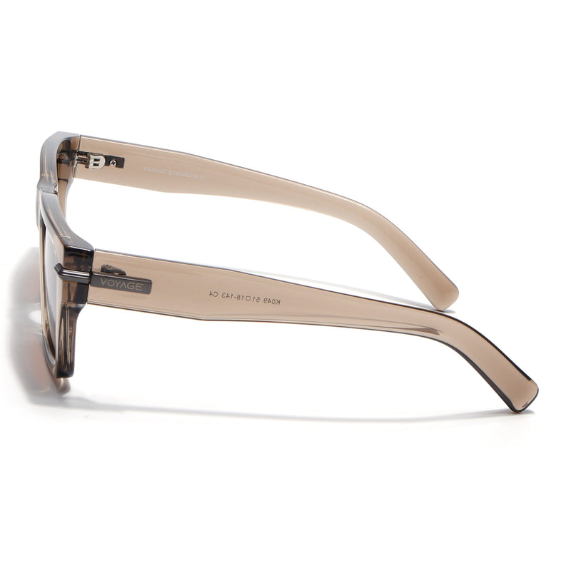 Wayfarer Polarized Sunglasses for Men & Women (Brown Lens | Brown Frame - PMG7870)