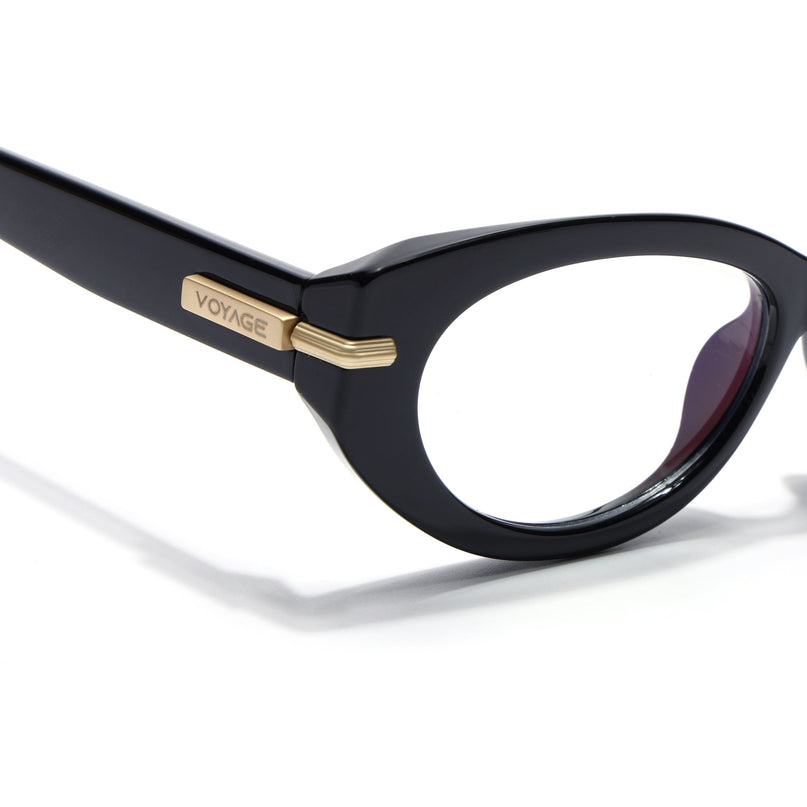 Voyage Black Cateye Eyeglasses for Women (K050FMG8015)