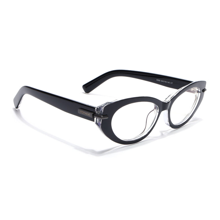 Voyage Black Cateye Eyeglasses for Women (K050FMG8016)
