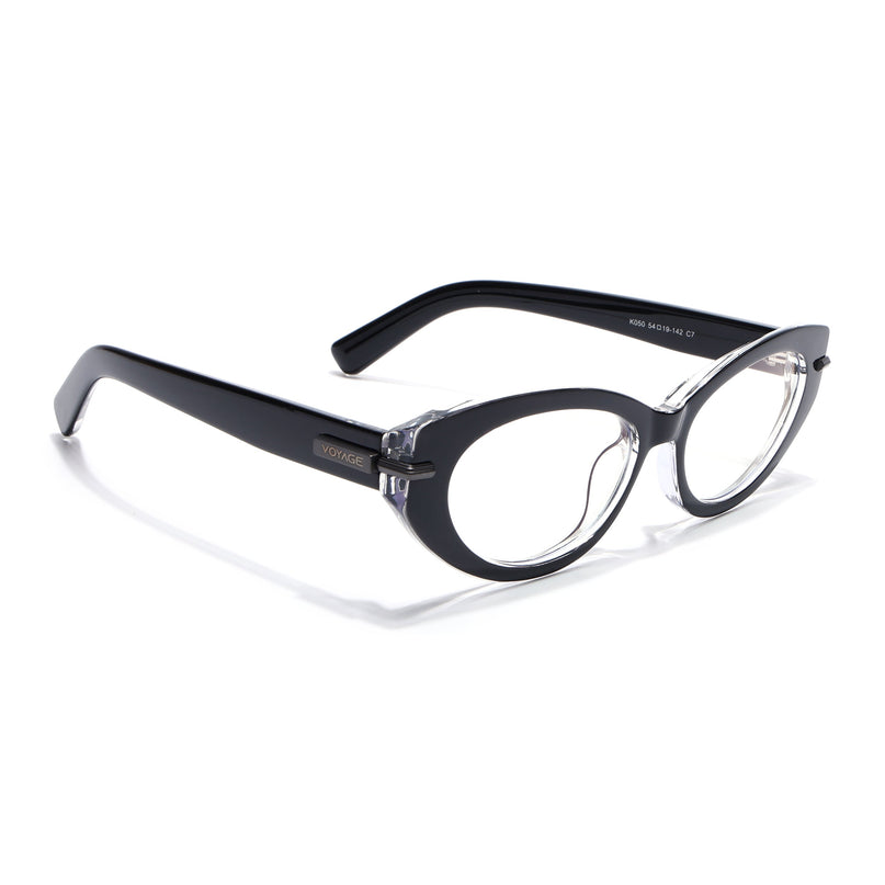 Voyage Black Cateye Eyeglasses for Women (K050FMG8016)