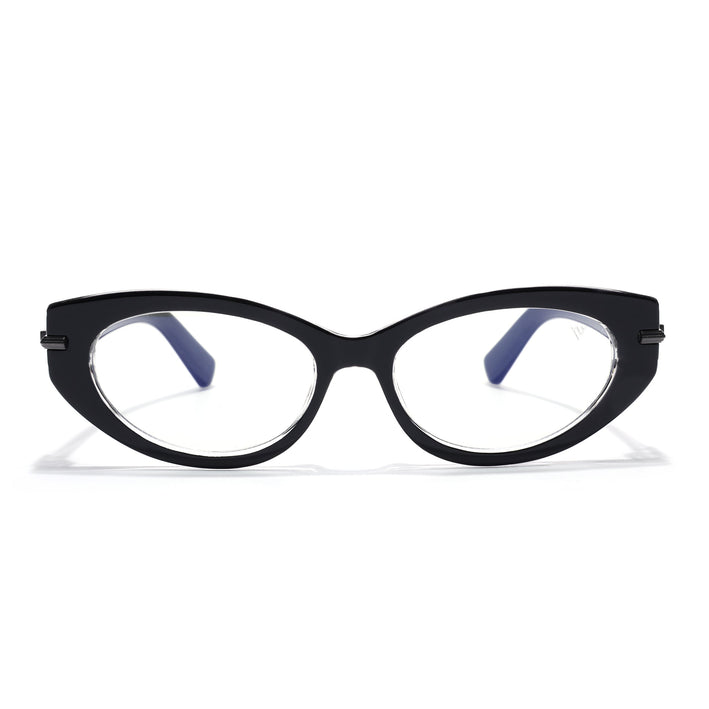 Voyage Black Cateye Eyeglasses for Women (K050FMG8016)
