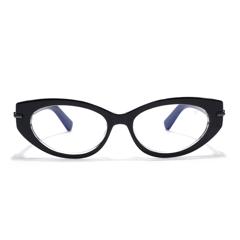 Voyage Black Cateye Eyeglasses for Women (K050FMG8016)