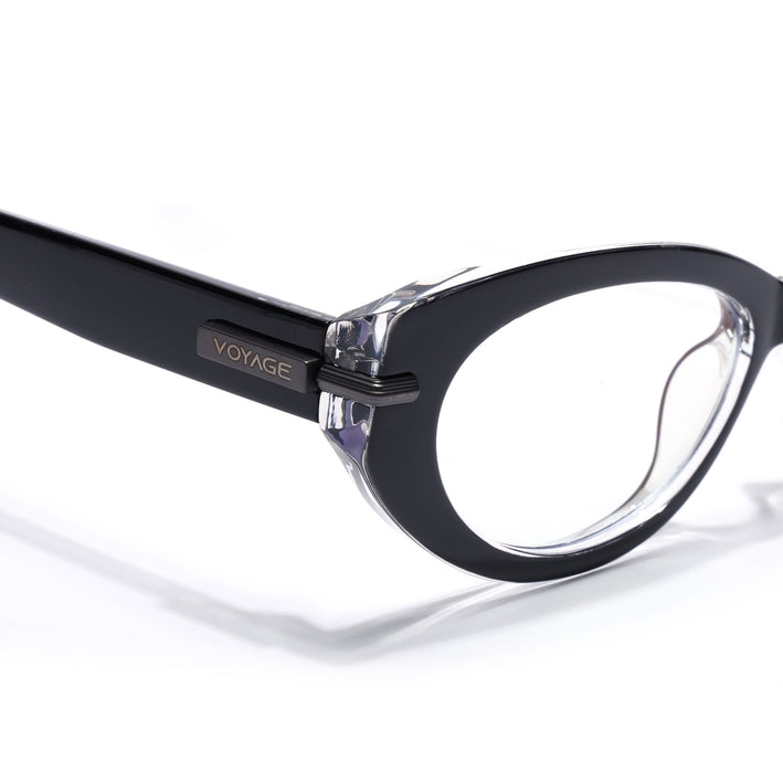 Voyage Black Cateye Eyeglasses for Women (K050FMG8016)