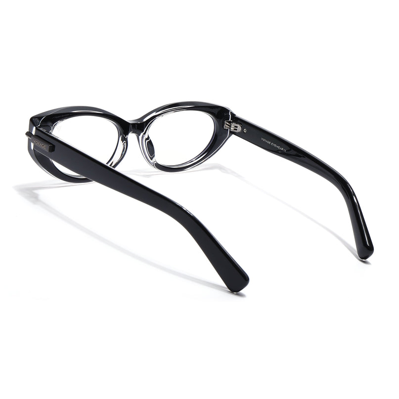 Voyage Black Cateye Eyeglasses for Women (K050FMG8016)